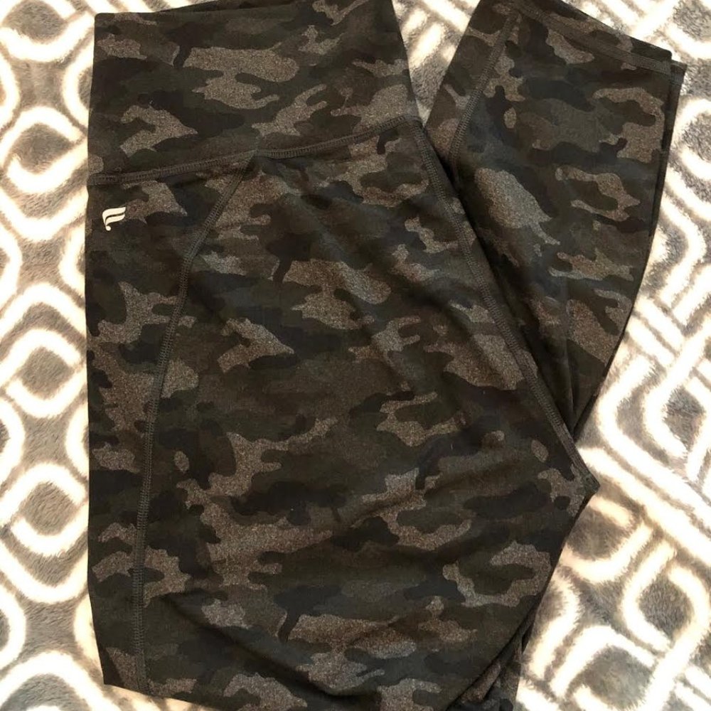 Fabletics Camo Print Powerhold Legging